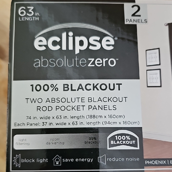 Eclipse Absolute Zero Blackout Curtains - Picture 2 of 4
